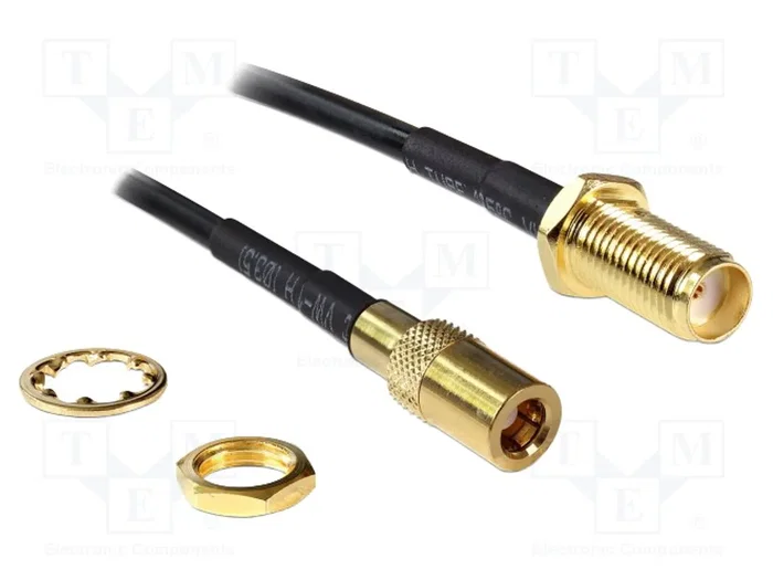 DeLOCK 88584 Cable coaxial SMB a SMA hembra 200 mm DeLOCK 88584 Cable coaxial SMB a SMA hembra 200 mm