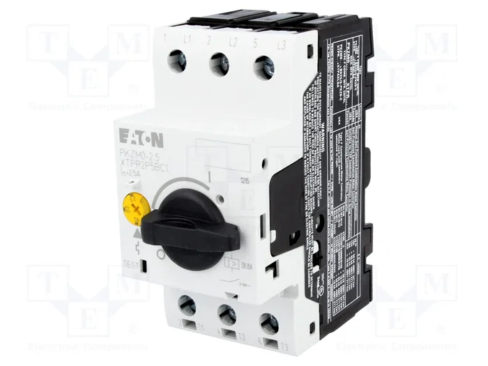 Eaton PKZM0-2,5 072736 Interruptor de protección de motor 3p Ir=1,6-2,5A Eaton PKZM0-2,5 072736 Interruptor de protección de motor 3p Ir=1,6-2,5A