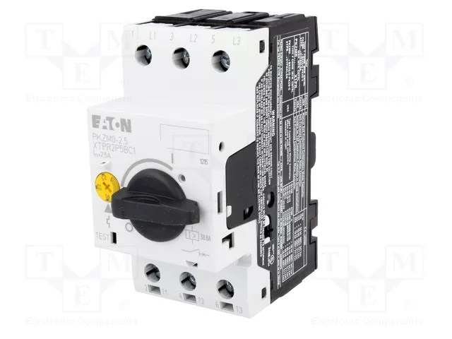 Eaton PKZM0-2,5 072736 Interruptor de protección de motor 3p Ir=1,6-2,5A Eaton PKZM0-2,5 072736 Interruptor de protección de motor 3p Ir=1,6-2,5A