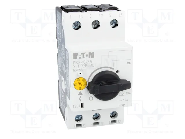 Eaton PKZM0-2,5 072736 Interruptor de protección de motor 3p Ir=1,6-2,5A Eaton PKZM0-2,5 072736 Interruptor de protección de motor 3p Ir=1,6-2,5A