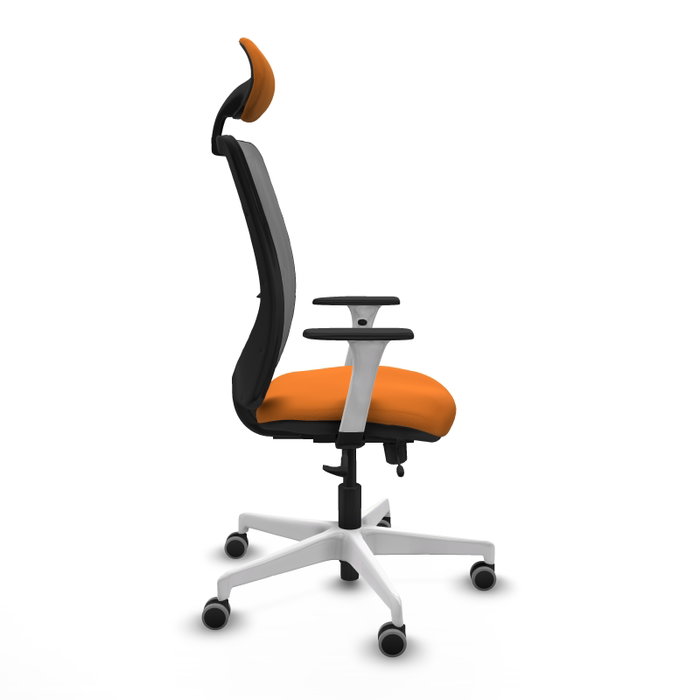 PIQUERAS Y CRESPO Silla de oficina Zulema Naranja y Gris PIQUERAS Y CRESPO Silla de oficina Zulema Naranja y Gris