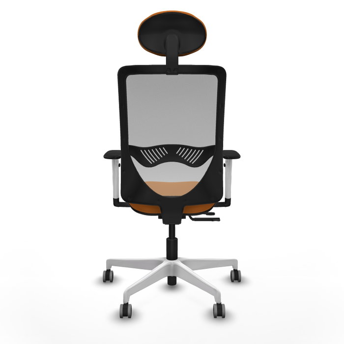 PIQUERAS Y CRESPO Silla de oficina Zulema Naranja y Gris PIQUERAS Y CRESPO Silla de oficina Zulema Naranja y Gris