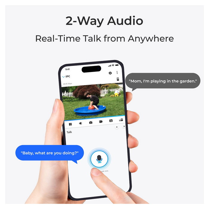 Reolink WCTMXPT4K04 Cámara IP Exterior WiFi 4K Google Assistant Inalámbrico IP65 Visión Nocturna 30m