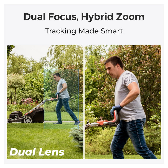 Reolink WCTMXPT4K04 Cámara IP Exterior WiFi 4K Google Assistant Inalámbrico IP65 Visión Nocturna 30m