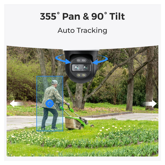 Reolink WCTMXPT4K04 Cámara IP Exterior WiFi 4K Google Assistant Inalámbrico IP65 Visión Nocturna 30m