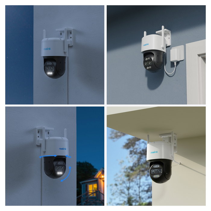 Reolink WCTMXPT4K04 Cámara IP Exterior WiFi 4K Google Assistant Inalámbrico IP65 Visión Nocturna 30m