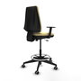 PIQUERAS Y CRESPO Taburete Elche CP Crema con Brazos 1D