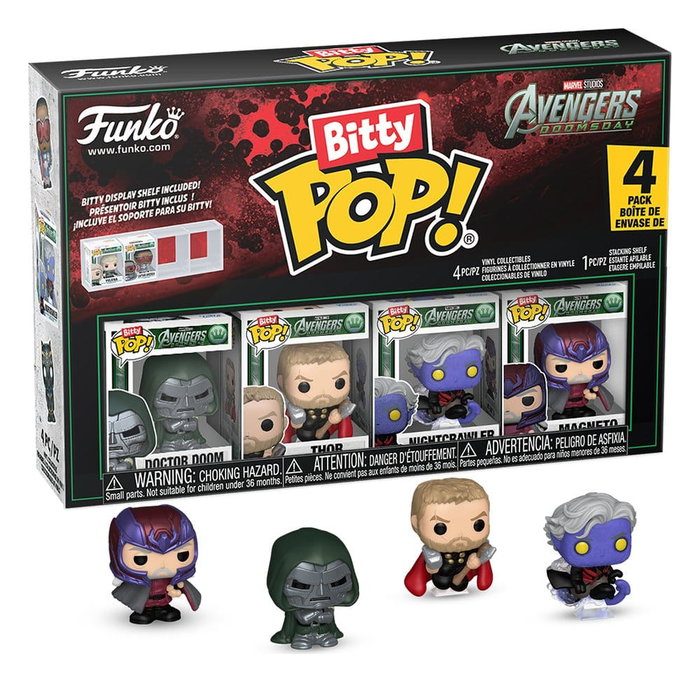 Funko Bitty POP! Avengers: Doomsday Pack de 4 Figuras de Vinilo Funko Bitty POP! Avengers: Doomsday Pack de 4 Figuras de Vinilo
