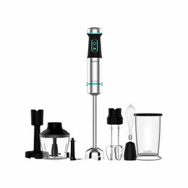 CECOTEC Power TitanBlack 1200 XL PerfectCream&Crush Batidora de inmersión 1200 W Negro, Verde, Acero inoxidable