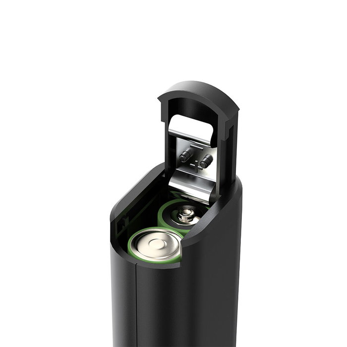 Edm Espumador de leche eléctrico negro con varilla de acero inoxidable 304