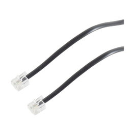 S-Impuls Cable de conexión RJ11/RJ11 (6/4, 1:1) 1,5m negro