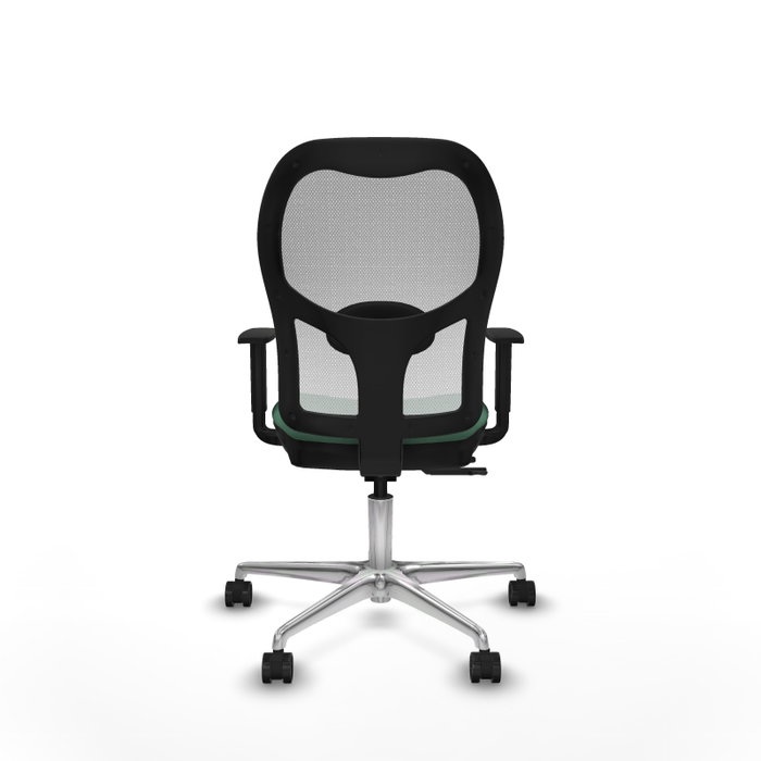 PIQUERAS Y CRESPO Silla de oficina Jorquera con mecanismo Sincro/Traslack Verde esmeralda y Blanco PIQUERAS Y CRESPO Silla de oficina Jorquera con mecanismo Sincro/Traslack Verde esmeralda y Blanco