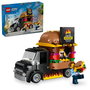 LEGO City Camión Hamburguesería 60404 - Juego de Construcción con 2 Minifiguras y Camión de Comida Rápida para Niños +5 Años