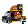 LEGO City Camión Hamburguesería 60404 - Juego de Construcción con 2 Minifiguras y Camión de Comida Rápida para Niños +5 Años
