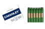 Manley Lápices de cera Verde natural n.21 caja de 12 unidades