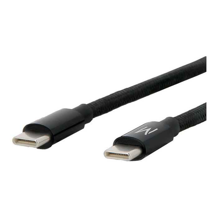 Mobilis Cable USB C a USB C 1m 100W Negro Mobilis Cable USB C a USB C 1m 100W Negro