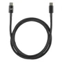 Mobilis 001389 Cable USB C a USB C - 1 Metro - USB 2.0 - Carga Rápida 100W - Negro