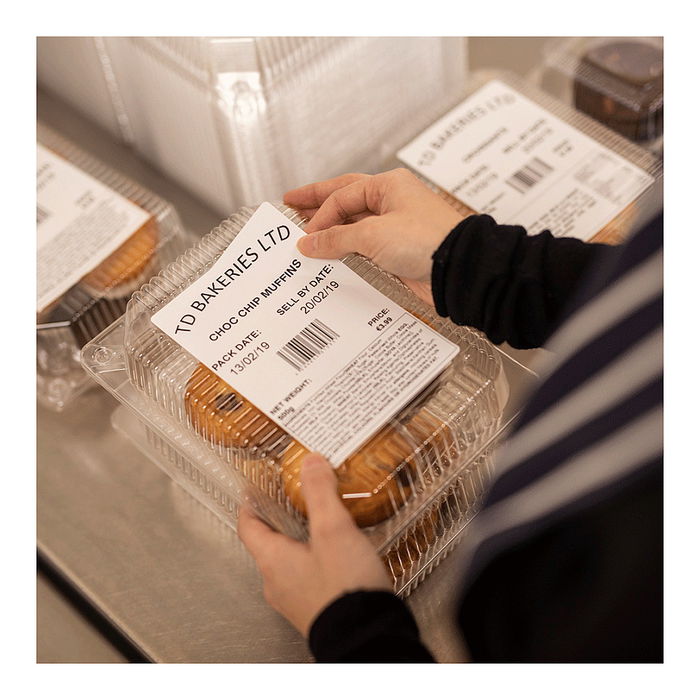 Brother TD-4420DN Etiquetadora Térmica Directa, 203 DPI, 203 mm/s, Ethernet/USB, Gris/Blanco