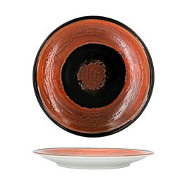 Summa MAGMA Plato Llano de Porcelana, Diámetro 26 cm (Set de 6)