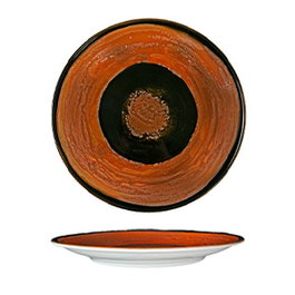 Summa Plato Llano Magma de Porcelana, Diámetro 26 cm (Set de 6)