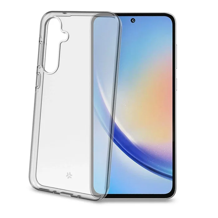 Celly GELSKIN1064 Funda TPU Transparente Resistente a Golpes para Samsung Galaxy A55 5G - 16.8 cm (6.6")