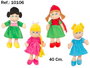 Muñeca trapo 40 cm - modelos surtidos