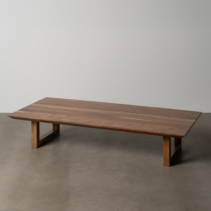 Ixia Mesa de Centro de Madera de Acacia Marrón 150 x 70 x 30 cm