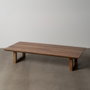 Ixia Mesa de Centro de Madera de Acacia Marrón 150 x 70 x 30 cm