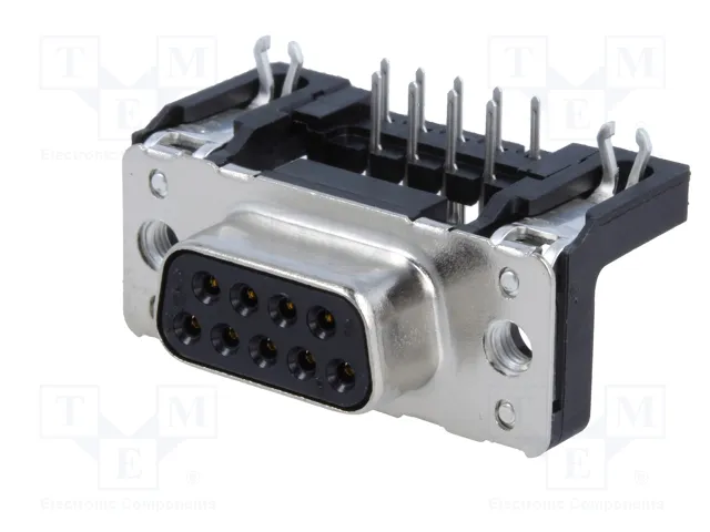 HARTING Conector D-Sub 9 pines hembra para PCB HARTING Conector D-Sub 9 pines hembra para PCB