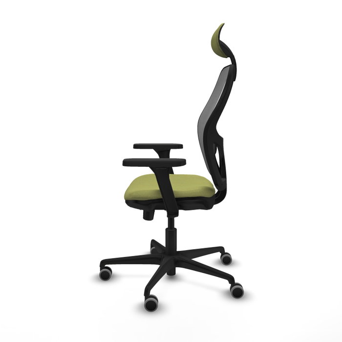 PIQUERAS Y CRESPO Silla de oficina Jorquera con mecanismo Sincro/Traslack Verde oliva y Gris PIQUERAS Y CRESPO Silla de oficina Jorquera con mecanismo Sincro/Traslack Verde oliva y Gris