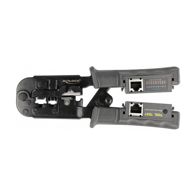 DeLOCK 90510 Cable Crimper con pelador y comprobador de red DeLOCK 90510 Cable Crimper con pelador y comprobador de red