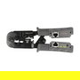DeLOCK Crimpzange, Herramienta de Prensa para Conectores RJ45 RJ12 RJ11 RJ10 con Abisolierer y Tester de Red, 8P 6P 4P, Combinada, Negro y Verde