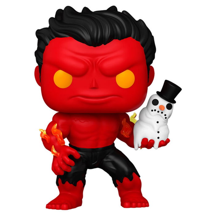 FUNKO Figura POP Marvel Red Hulk with Snowman