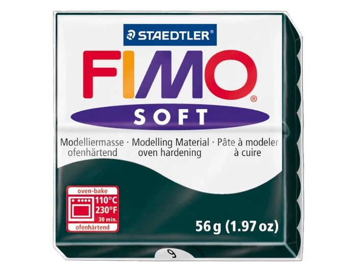 Staedtler Pasta de modelar Fimo Soft 57 gr color Negro