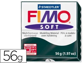Staedtler Pasta de modelar Fimo Soft 57 gr color Negro