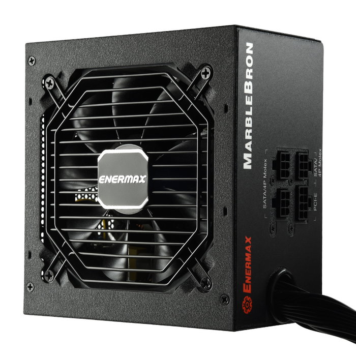 Enermax Fuente Alimentacion Marblebron 550W 80 PLUS Bronze ATX Semimodular Condensadores Japoneses 120mm SAC Negro