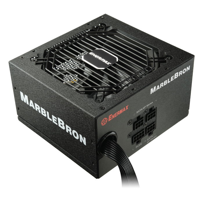 Enermax Fuente Alimentacion Marblebron 550W 80 PLUS Bronze ATX Semimodular Condensadores Japoneses 120mm SAC Negro
