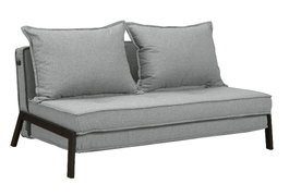 DKD Home Decor Sofá Cama de Metal y Poliéster 151x96x79