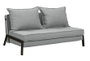 DKD Home Decor Sofá Cama de Metal y Poliéster 151x96x79