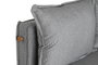 DKD Home Decor Sofá Cama de Metal y Poliéster 151x96x79