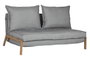 DKD Home Decor Sofá Cama de Metal y Poliéster 151x96x79