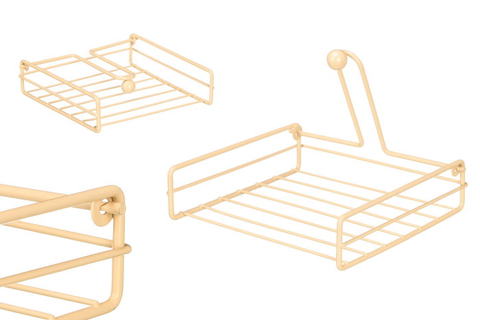 Kinvara Servilletero Acero Beige 19.5x19.5x5 cm (Set de 12) Kinvara Servilletero Acero Beige 19.5x19.5x5 cm (Set de 12)