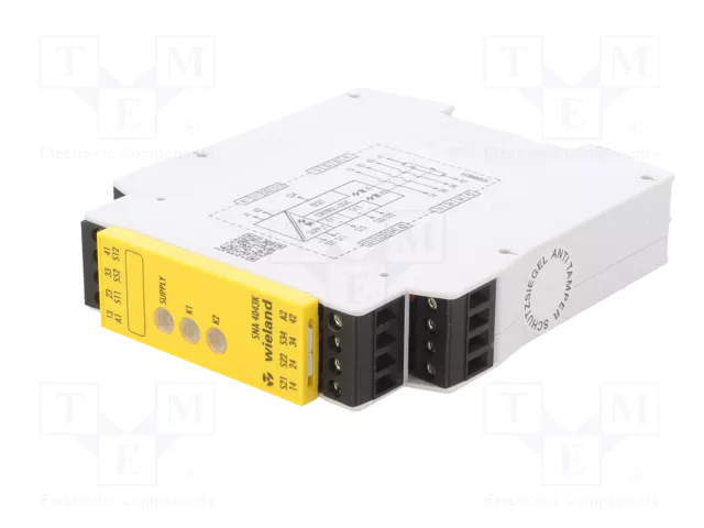 WIELAND Relé de seguridad 230VAC con 2 canales