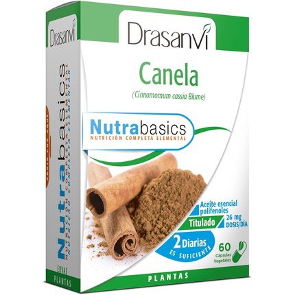 DRASANVI Nutrabasics Canela 60 cápsulas