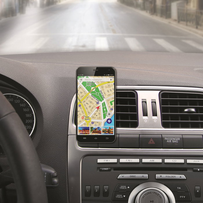 Be Mix Soporte Móvil para Coche Magnético Universal para Rejilla de Ventilación con Rotación 360° Smartphone GPS