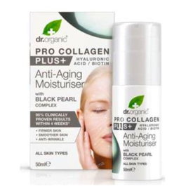 Dr. Organic Crema Antiedad Pro-Collagen Plus Perla Negra 50ml