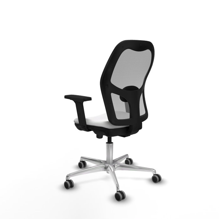 PIQUERAS Y CRESPO Silla de oficina Jorquera con mecanismo Sincro/Traslack, Gris y Blanco PIQUERAS Y CRESPO Silla de oficina Jorquera con mecanismo Sincro/Traslack, Gris y Blanco