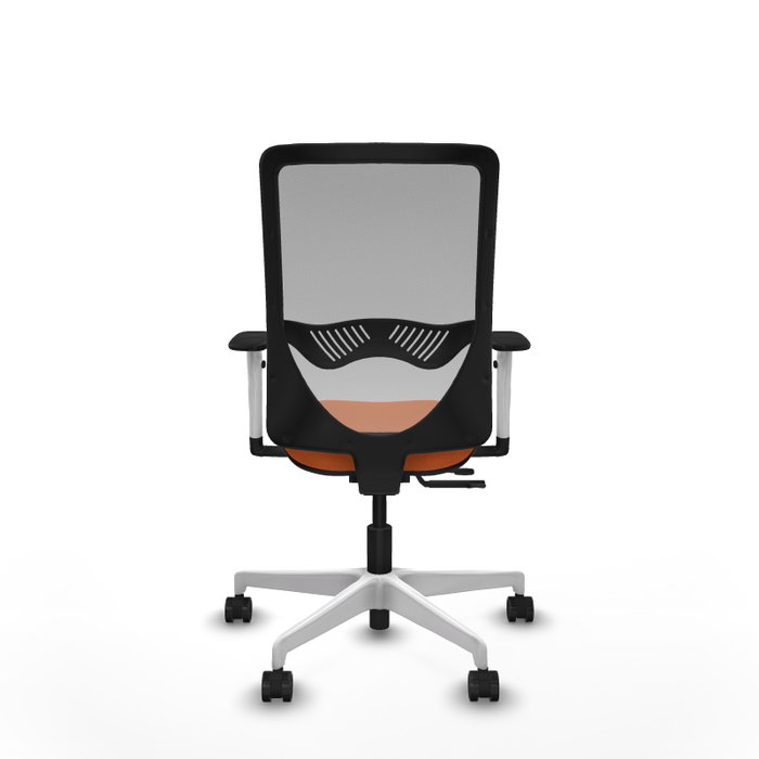 PIQUERAS Y CRESPO Silla de oficina Zulema Naranja y Gris