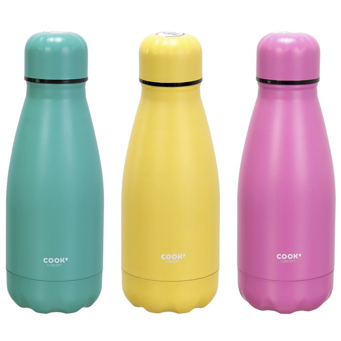 Cook Concept Bouteille Termo Botella Acero Inoxidable Doble Pared 260 Ml