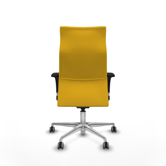 PIQUERAS Y CRESPO Sillón Albacete con Mecanismo Sincro, Similpiel Amarillo, Base Aluminio, Brazos 1D, Ruedas 65mm PIQUERAS Y CRESPO Sillón Albacete con Mecanismo Sincro, Similpiel Amarillo, Base Aluminio, Brazos 1D, Ruedas 65mm